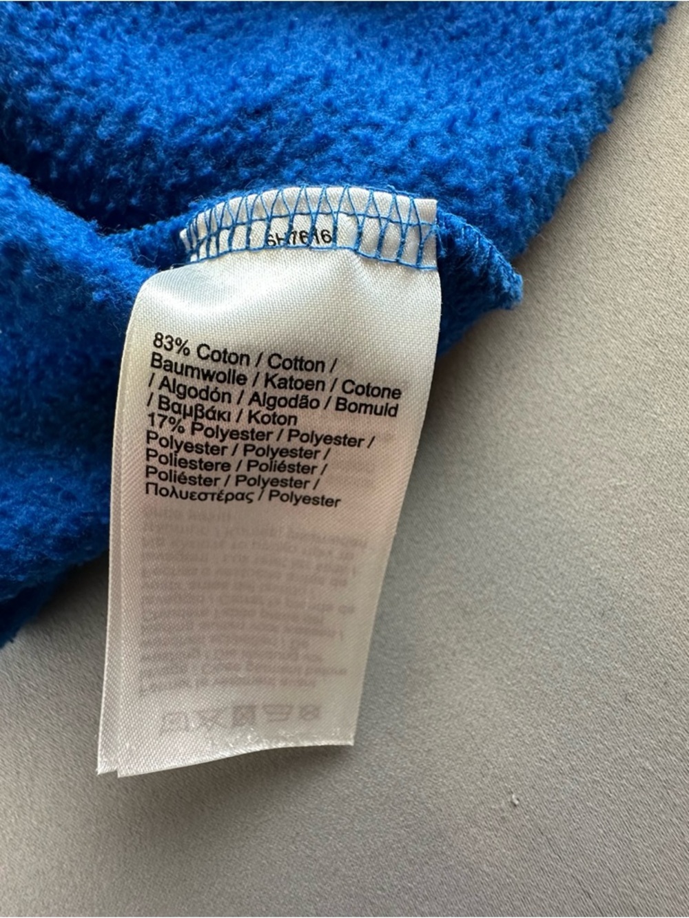 Lacoste Blue Full-Zip Performance Jacket - Picture 8 of 10